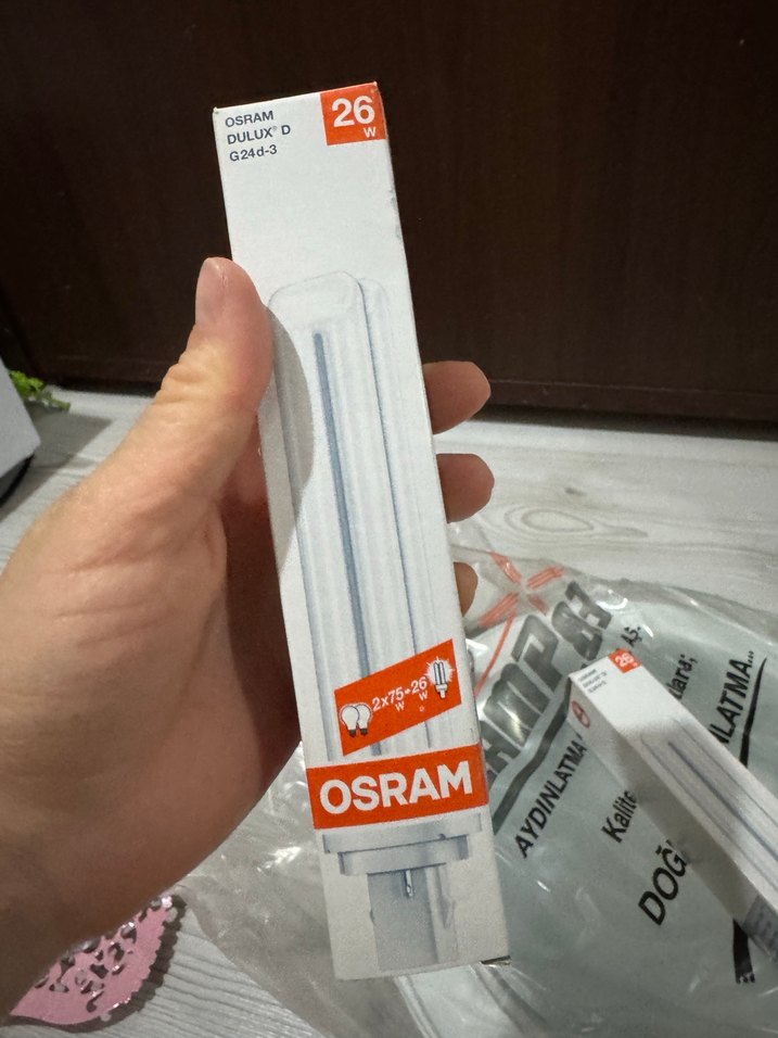 Beyaz Tavan Lambası spot 26 w 2 adet lambası ile beraber - Görsel 3