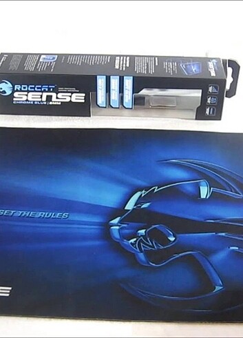 ROCCAT SENSE CHROME BLUE 2MM MOUSEPAD 