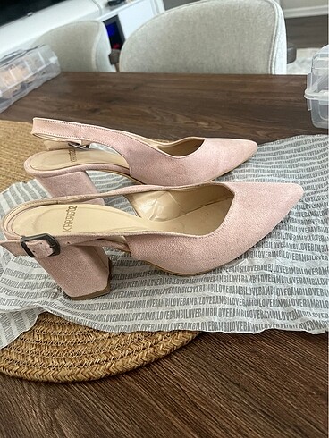 40 Beden Pembe/pudra rengi stiletto