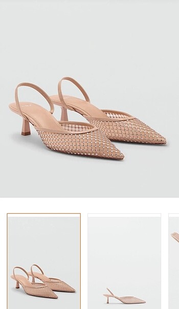 Mango taşlı stiletto