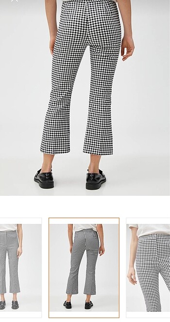 Koton Crop İspanyol Paça Pantolon