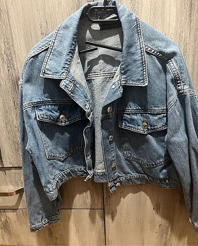 Crop kot ceket