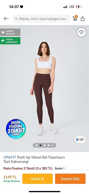 Oysho UP and FİT TAYT