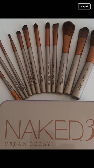 naked3 fırça seti