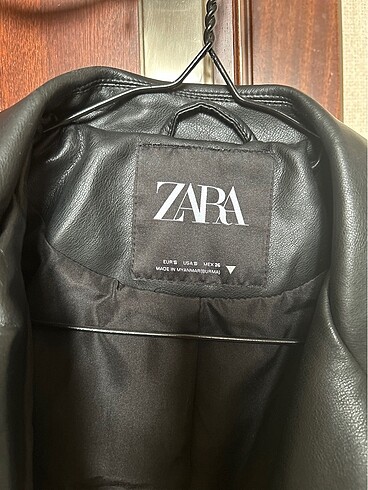 Zara Zara Deri Ceket