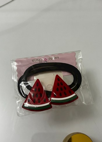 Karpuz Desenli Elastik Çocuk Toka - Görsel 2
