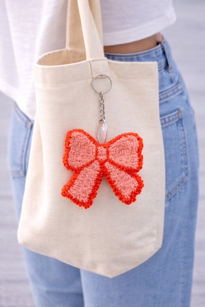 Fiyonklu Renkli Anahtarlık - Görsel 2