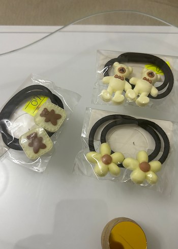 Renkli Desenli Elastik Çocuk Saç Tokaları - Görsel 4