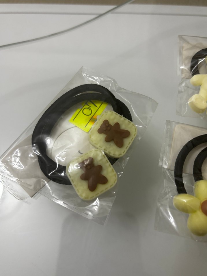 Renkli Desenli Elastik Çocuk Saç Tokaları - Görsel 3