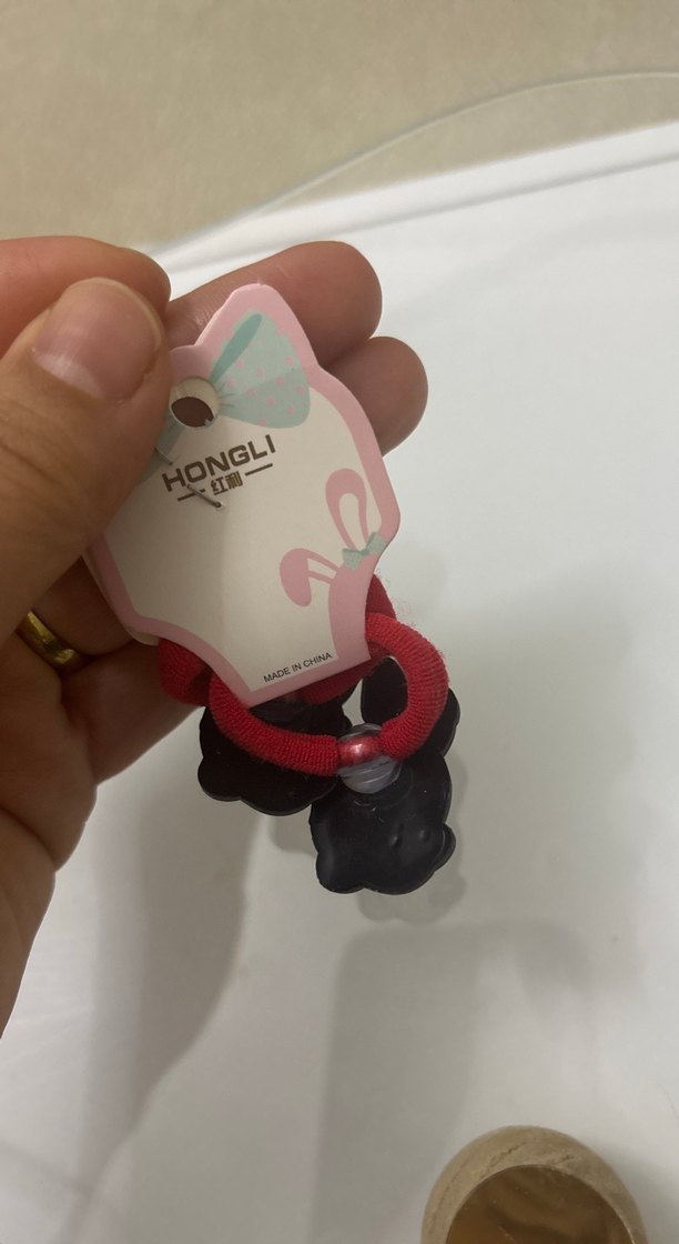 Renkli Minnie Mouse Lastikli Çocuk Toka - Görsel 2