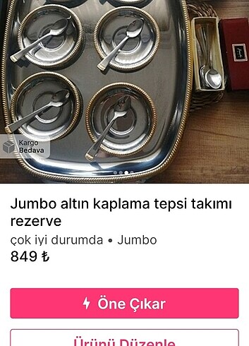 Jumbo çay takimi