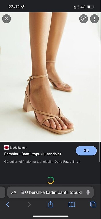 Bershka Bershka bantli sandalet