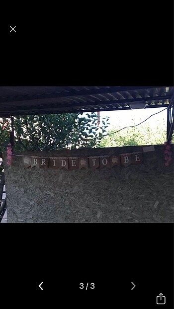 Beden Bride to be yazısı