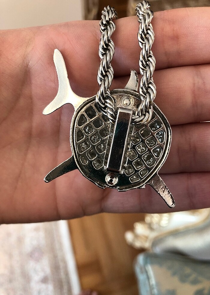 6ix9ine köpekbalığı kolye chain - Görsel 3