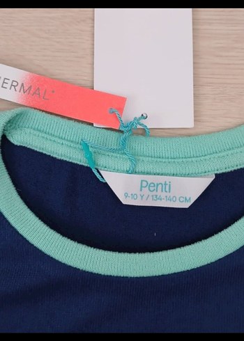 9 Yaş Beden Erkek Çocuk Renkli Baskılı Uzun Kollu Pijama Takımı