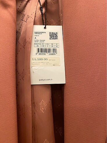 xs Beden İpekyol blazer ceket