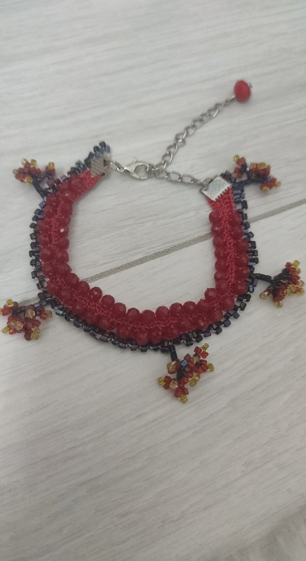 Bohem Renkli Boncuklu Bileklik - Görsel 2