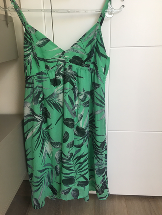 pull & bear yeni S tropik elbise