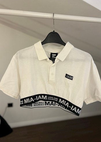Beyaz Kısa Kollu Kız Polo Tişört