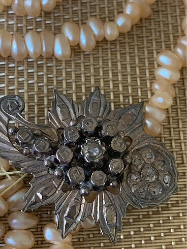 Osmanlı dönemi broş kolye incili - Görsel 5