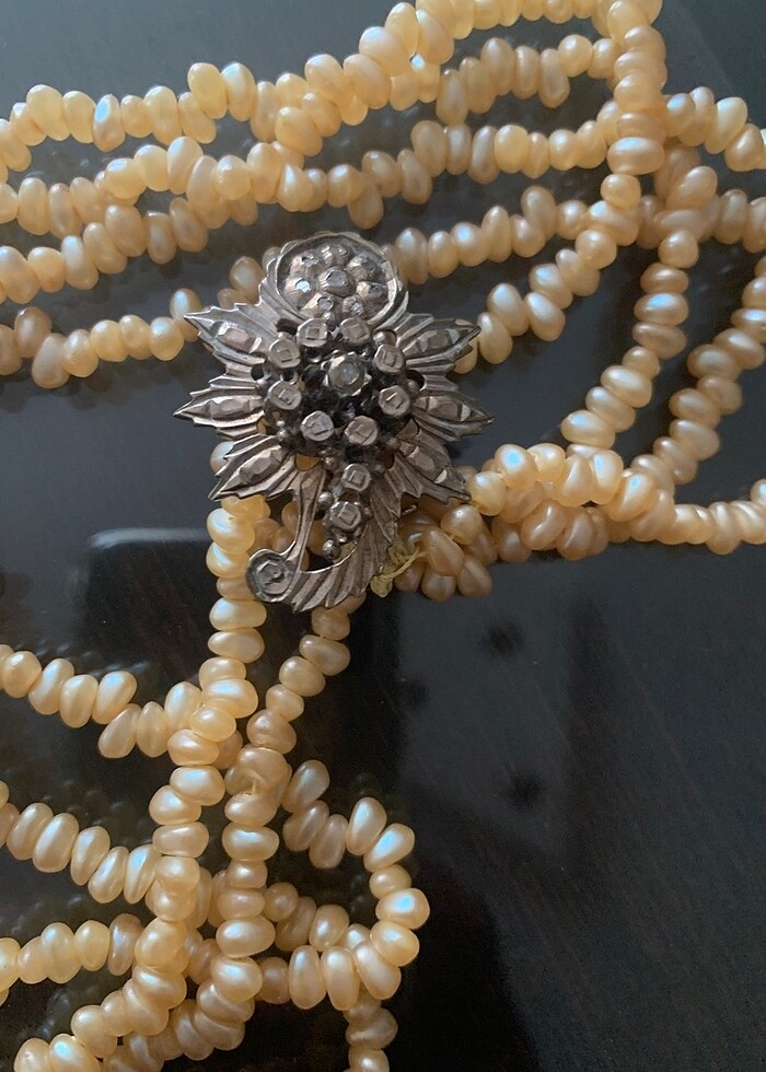 Osmanlı dönemi broş kolye incili - Görsel 3