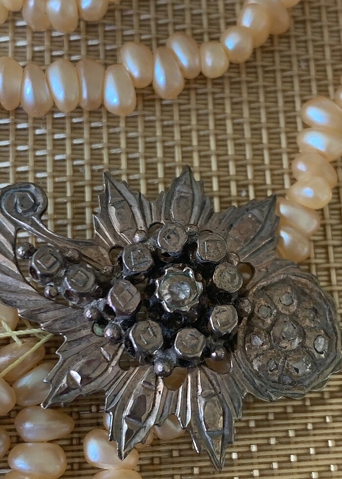 Osmanlı dönemi broş kolye incili - Görsel 5