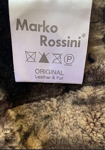 Deri kapüşonlu kürklü mont - Görsel 5