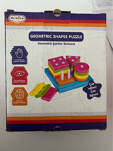 Beden Geometrik şekil puzzle