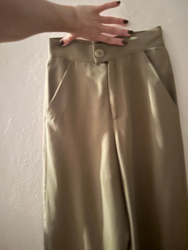 Iamnotbasic kumas pantolon - Görsel 3