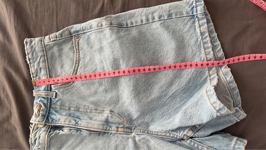 s Beden mavi Renk ZR Denim Şort