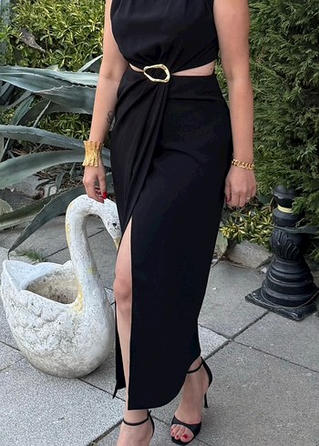 Zara Zara Siyah Elbise