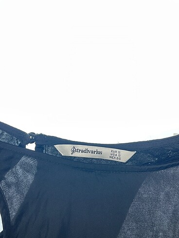 s Beden siyah Renk Stradivarius Bluz %70 İndirimli.