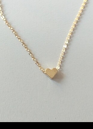 Kalp Choker/Kolye Altın Kaplama