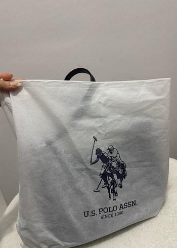 U.S Polo Assn. Gri Deri Kadın Omuz Çantası