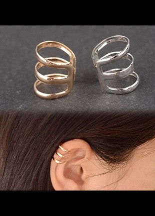Diğer Gümüş renk fake piercing