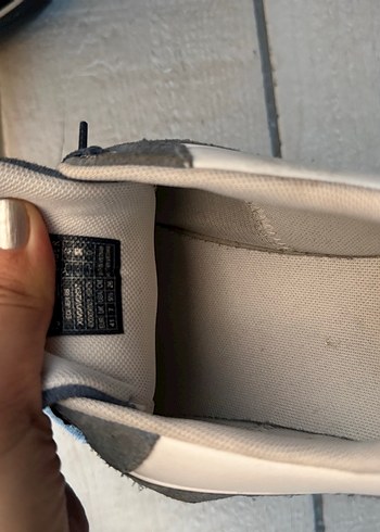 Gri Erkek Ayakkabı Bağcıkları Street Wear - Görsel 4