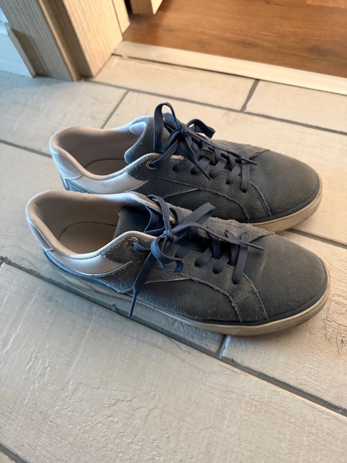 Gri Erkek Ayakkabı Bağcıkları Street Wear - Görsel 3