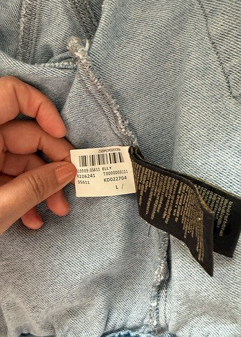Mavi Jeans Gri Kürklü Kadın Denim Ceket