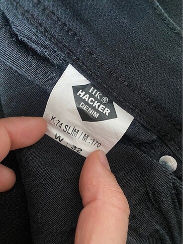 31 Beden siyah Renk Kot pantolon