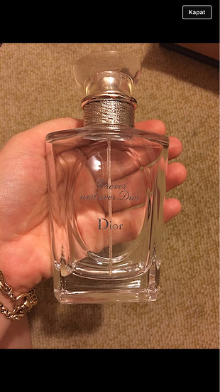 Dior Dior ve Burberry Orijinal şişe