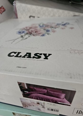  Beden mor Renk Clasy Tek Kişilik Nevresim Takımı