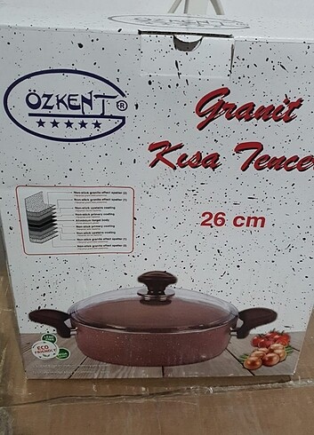 Özkent 26cm Basık Tencere 