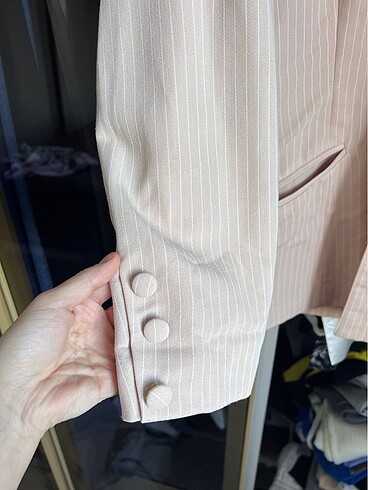 m Beden ten rengi Renk Blazer ceket