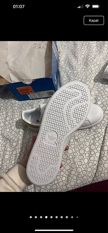37,5 Beden altın Renk Gold stan smith