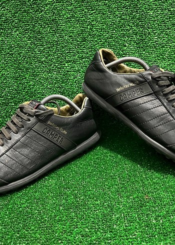 Camper Siyah Deri Sneaker