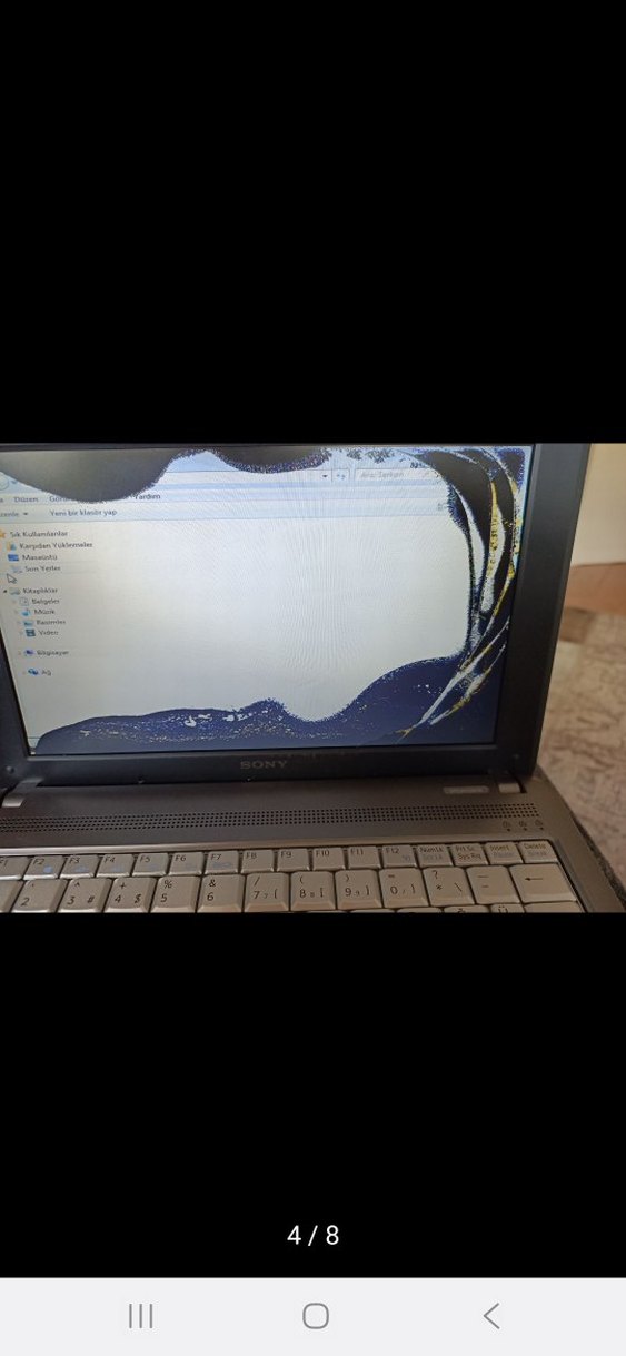 Beyaz Sony VAIO Dizüstü Bilgisayar - Görsel 4