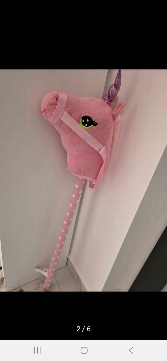 Pembe Unicorn Peluş At Oyuncak - Görsel 2
