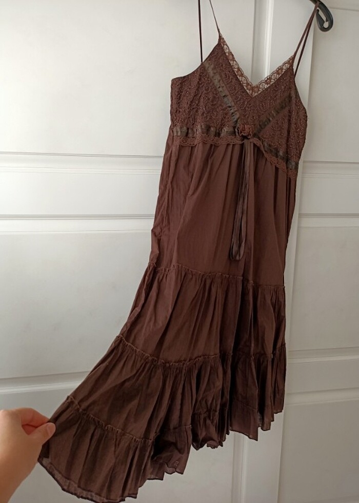 İnce Askılı Elbise  - Görsel 3