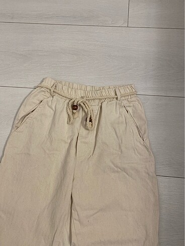 s Beden ten rengi Renk Keten pantalon