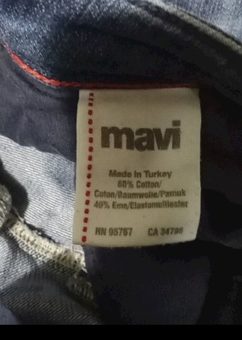 Düz Kesim Mavi erkek Denim Pantolon - Görsel 8